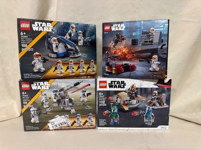Lego  Star Wars  75267 75345 75359 75449 New in Open Box No Minifigures