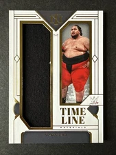 2024 Panini National Treasures WWE Yokozuna Timeline Materials /99 #TM-YKZ