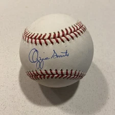 OZZIE SMITH AUTOGRAPHED SIGNED MLB BASEBALL CARDINALS HOF W/TRI STAR COA