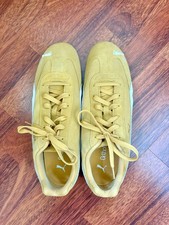 PUMA Herren Sportschuh Low Top Sneaker Gelb/Weiß Schnürung EU 46 Freizeit