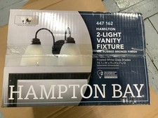 Hampton Bay Hamilton Oil Rubbed Bronze 2-light Vanity Fixture 447 162
