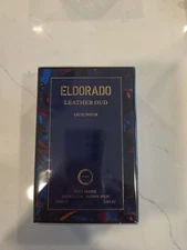 Eldorado Leather Oud Pour Homme Eau de Parfum Smoky Woody Cologne Men, 100ml