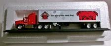 Matchbox Simi Truck Red Dog Beer 1:100 Scale