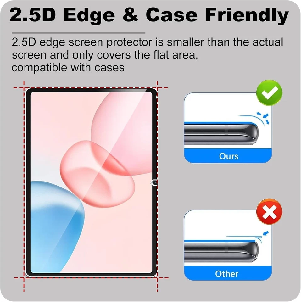 For Honor Pad X7 X8 X8A X9A X9 9 10 Screen Protector Glass 8.7 10.1 11.0 11.5 - Image 3 of 4