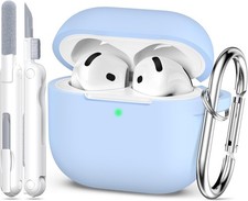 AirPods 4th Generation Case Cover 2024, Military Grade Soft Silicone Shock-Absor