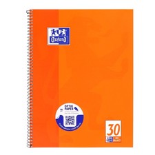 Oxford School Spiral Bind Notebook, A4 , 80 Pages, Perforated Pack of 1 Ruling 3