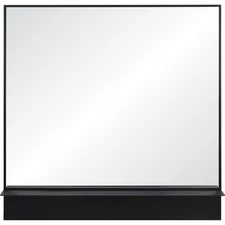 Renwil MT2423 Otavi 35 X 35 inch Black Wall Mirror