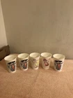 Vintage 1980 Lot Of 5 McDonald’s Plastic Tumblers
