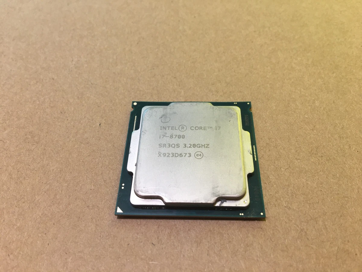 CPU Intel Core i7-8700 CPU Amazon.com: Intel Core i7-8700 6 Cores 3.2GHz 12MB 8 GT/s 65W LGA