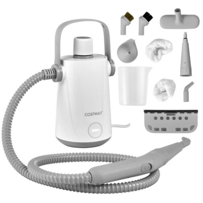 1000W Multifunction Portable Hand-held Steam Deep Cleaner Home W/ 10 Accessories