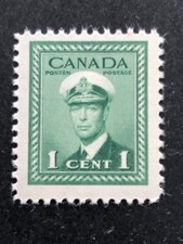 Canada Stamp, 1942, King George VI War Issue, Scott # 249, Mint NH, Lot # 42A1F6