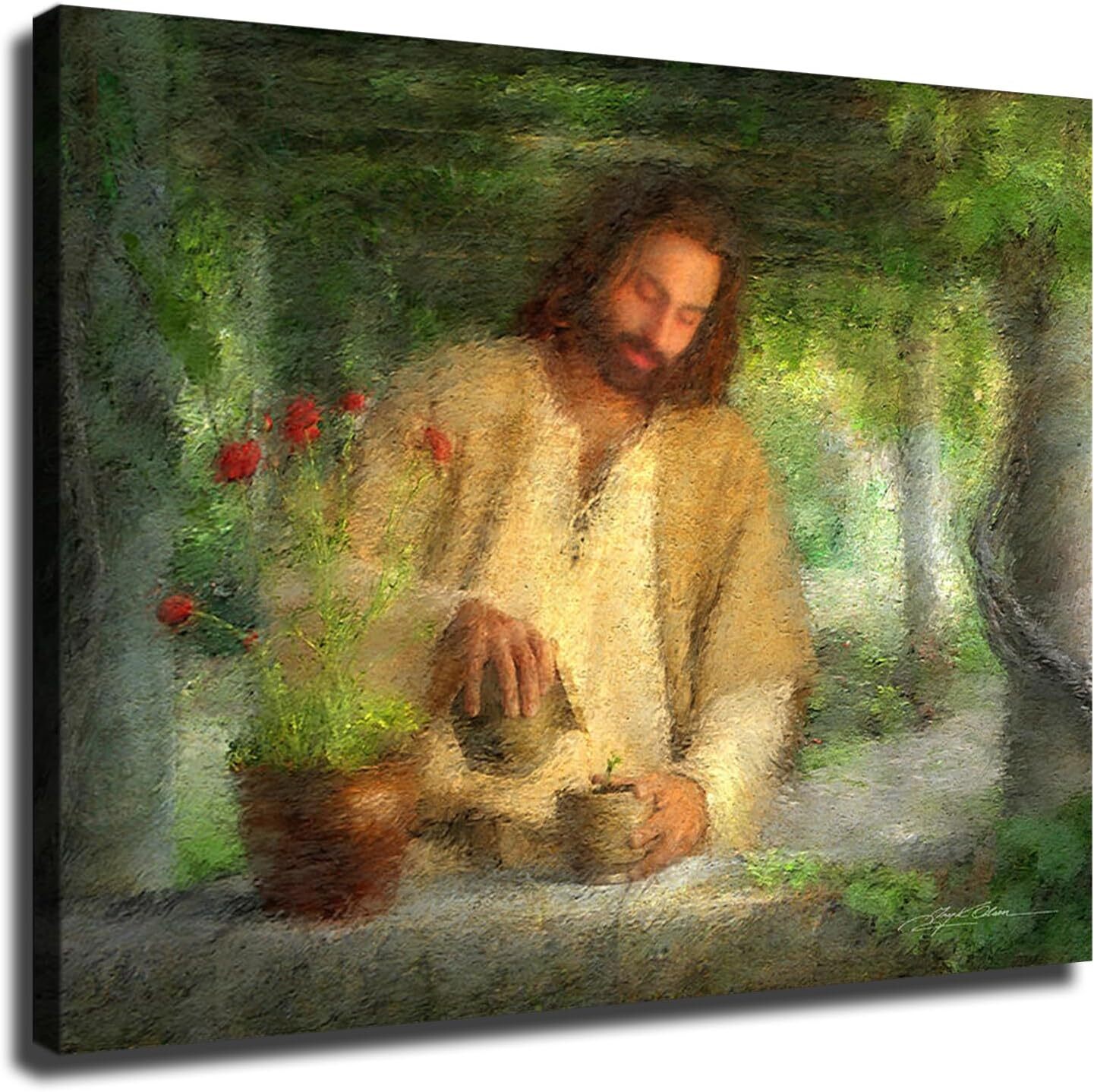 Nurtured by The Word by Greg Olsen Painting Artist Print Poster Wall Art Framed