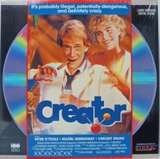 LASERDISC Creator starring Peter O'Toole Mariel Hemingway Vincent Spano