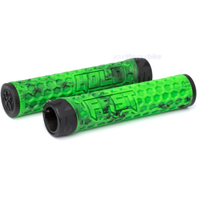 NS BIKES HOLD FAST SCHRAUB GRIFFE 102g ENDURO LOCK ON MOUNTAIN BIKE FAHRRAD GRÜN