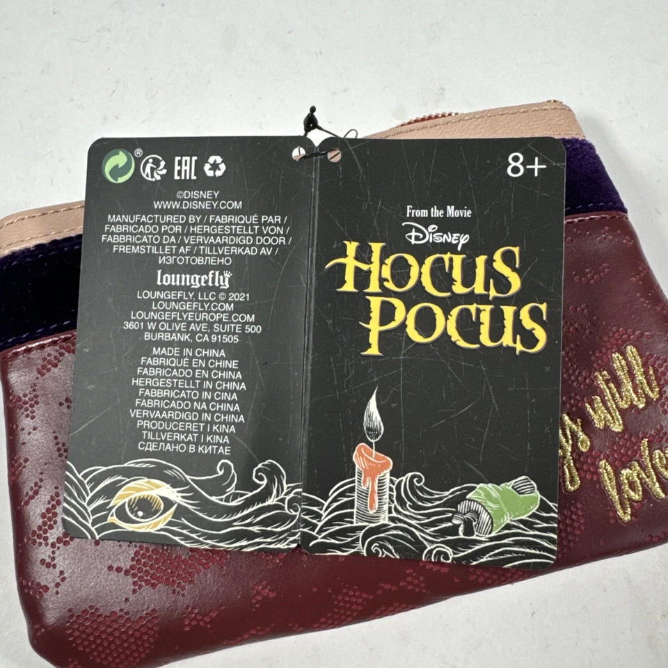 Loungefly Disney Hocus Pocus Sarah Sanderson Cosplay Bolsa Cosmética Nueva Bruja Foto 2 de 3