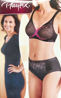1 PLAYTEX Lace Support BH ohne Bügel Art. 4234 GRÖSSE 34C Elfenbein