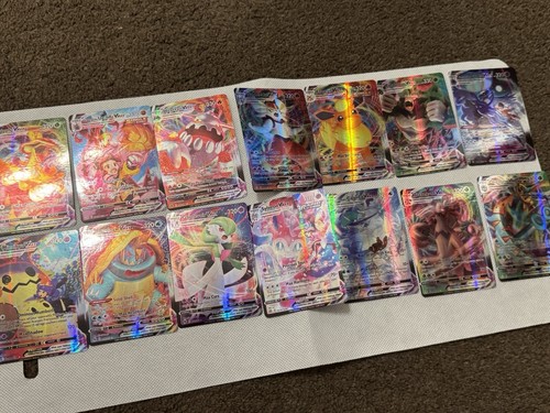 NEW Pokémon TCG Mint Rainbow Foil Cards x 100 inc Box Vmax DX GX Rare Charizard - Picture 14 of 21