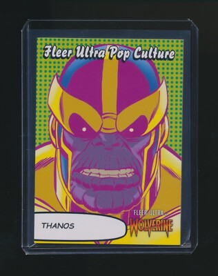 THANOS 2022 MARVEL FLEER ULTRA WOLVERINE POP CULTRUE #PC-11