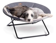 Elevated Cozy Cot Classy Gray Large 30 Inches