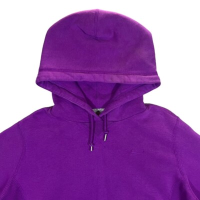 nike mini metallic swoosh oversized colour block hoodie in multi
