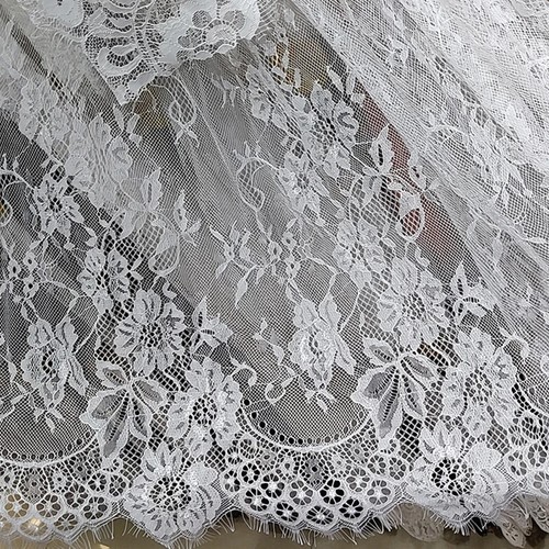 Black/White Embroidered Lace Rectangular Tablecloth Elegant Birthday Vintage - Picture 11 of 26