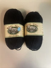 (2 Pack) Brand Yarn Wool-Ease Yarn, Black 153