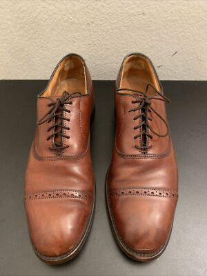 Allen Edmonds Byron Oxford Cap Toe Brown Men display picture 2