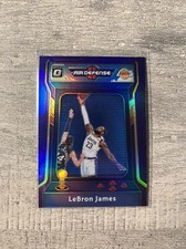 LeBron James 2020-21 Optic Air Defense Purple Holo #3 Los Angeles Lakers