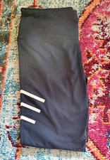 SmartPak Piper Reflective Schooling Riding Tights Black with Knee Patch