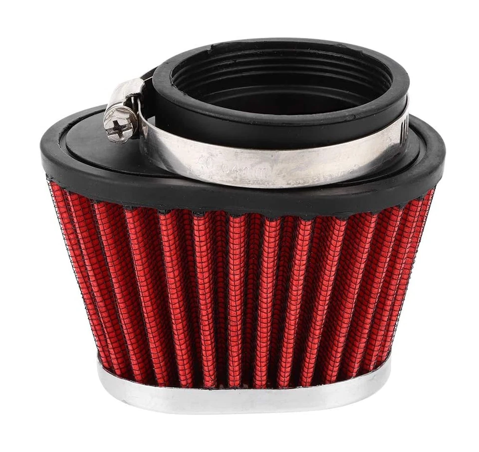 2X Motorcycle High Flow Air Filter Mushroom Head Engine Air Cleaner Filter 60mm Foto 3 de 4