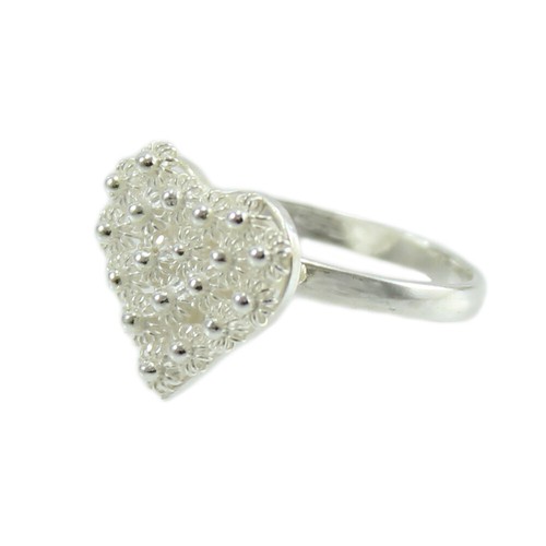 Bague D'orteil En Argent 925 - Cœur Ouvert Filigrane - Silverspeck - Neuf Sans Emballage