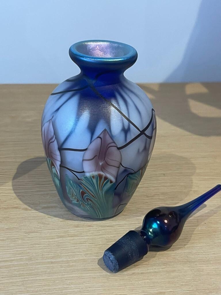 Okra Glass Perfume Bottle eBay