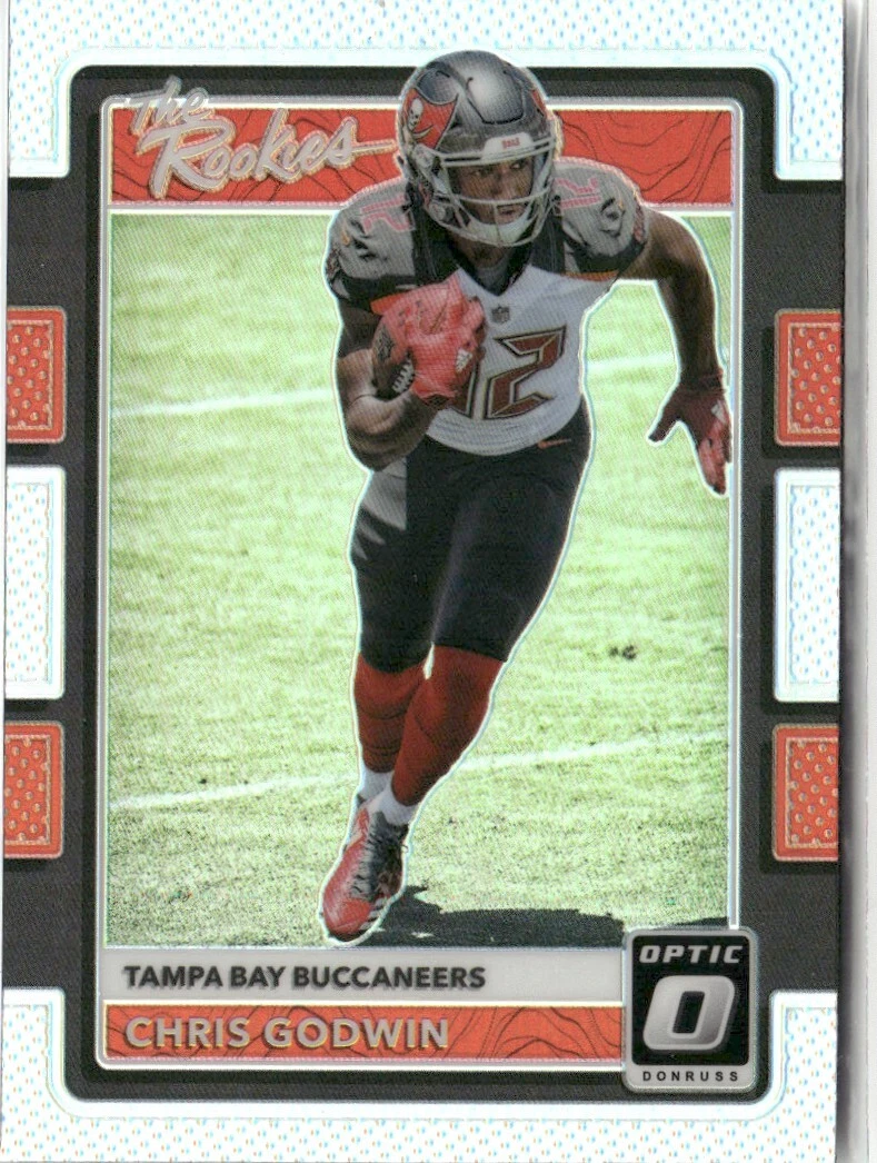 2017 Donruss Optic The Rookies Chris Godwin Tampa Bay Buccaneers #22 Insert