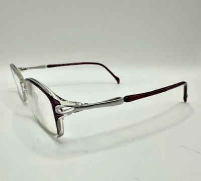 Stepper Eyewear Titanium Eyeglasses Frames SI-234 F230 Red / Clear 51-16-130