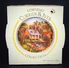 Vintage Corning Currier & Ives Collection Summer Horse and Wagon Plate 10.25”