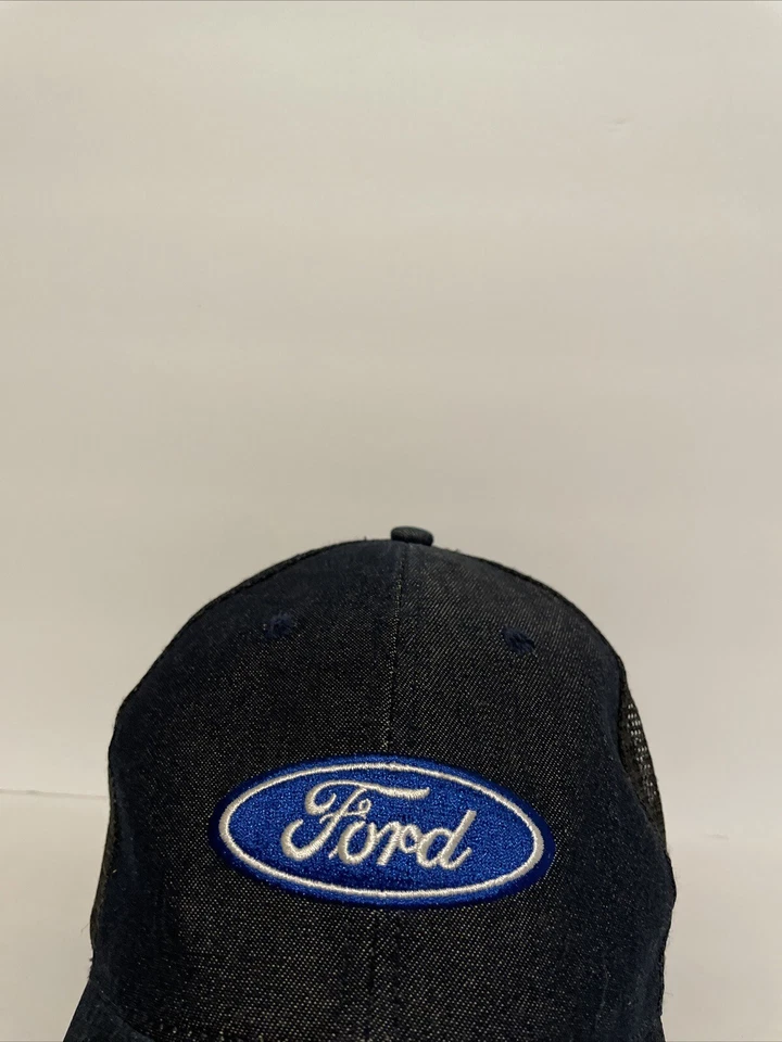 Sombrero de camionero ajustable vintage Ford Denim bordado Foto 2 de 4