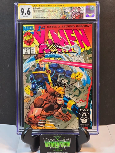 X-MEN #1 CGC/SS GRADED 9.6 1991 SIGNED CLAREMONT, LEE, & WILLIAMS SPECIAL LABEL