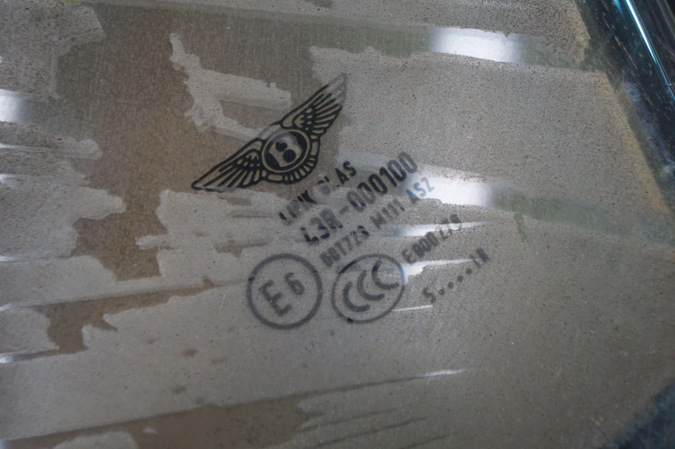 Front Left Corner Glass 3W5845115 Bentley Continental Flying Spur 2006-12 *Note - Image 2 of 4
