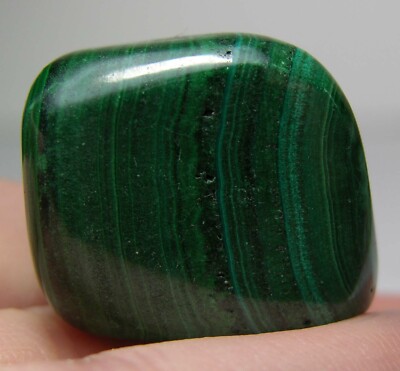 #4 Congo 105.00ct 100% Natural Tumbled Malachite For Cabochon 21.00g 23.00mm