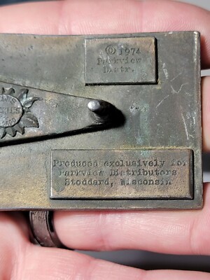 C Vintage BELT BUCKLE I