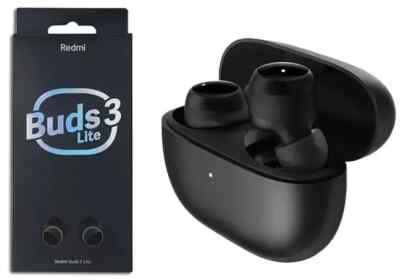 Xiaomi Redmi Buds 3 Lite Wireless Earbuds Ohrhörer Kopfhörer Bluetooth Schwarz