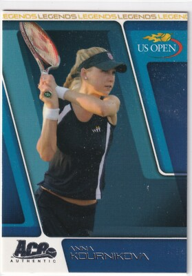 #ad #ad Anna Kournikova 2008 Ace Authentic Legends US Open Tennis Card US27 1 CARD $3.00