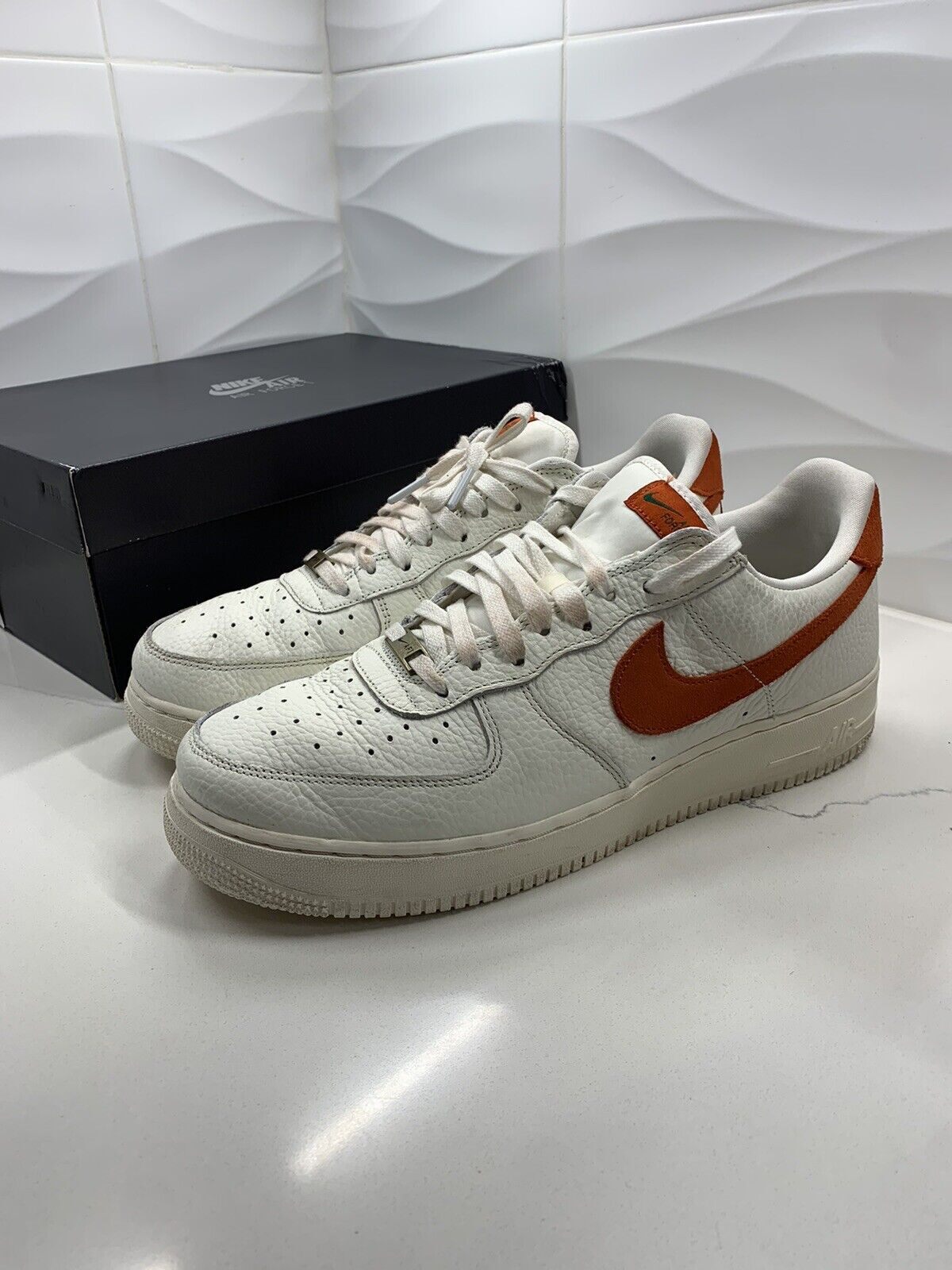 Nike Air Force '07 Craft White Mantra Orange CV1755-100 Men's 12