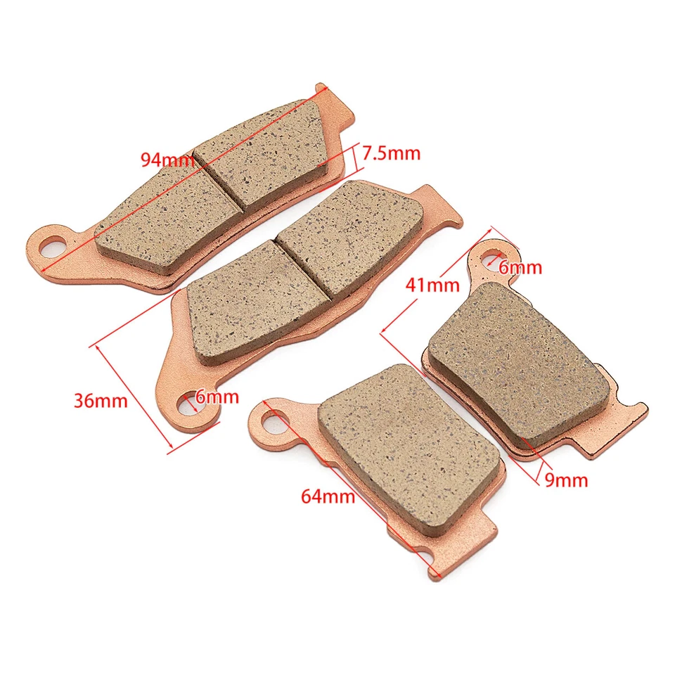 Sintered FRONT & REAR BRAKE PADS FOR KTM EXC 500 XC-W 250 SX-F 505 XC-F 250 - image 3 of 4