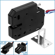 12V Low Profile Electric Lock Feedback Electronic Solenoid Latch Door Cabinet