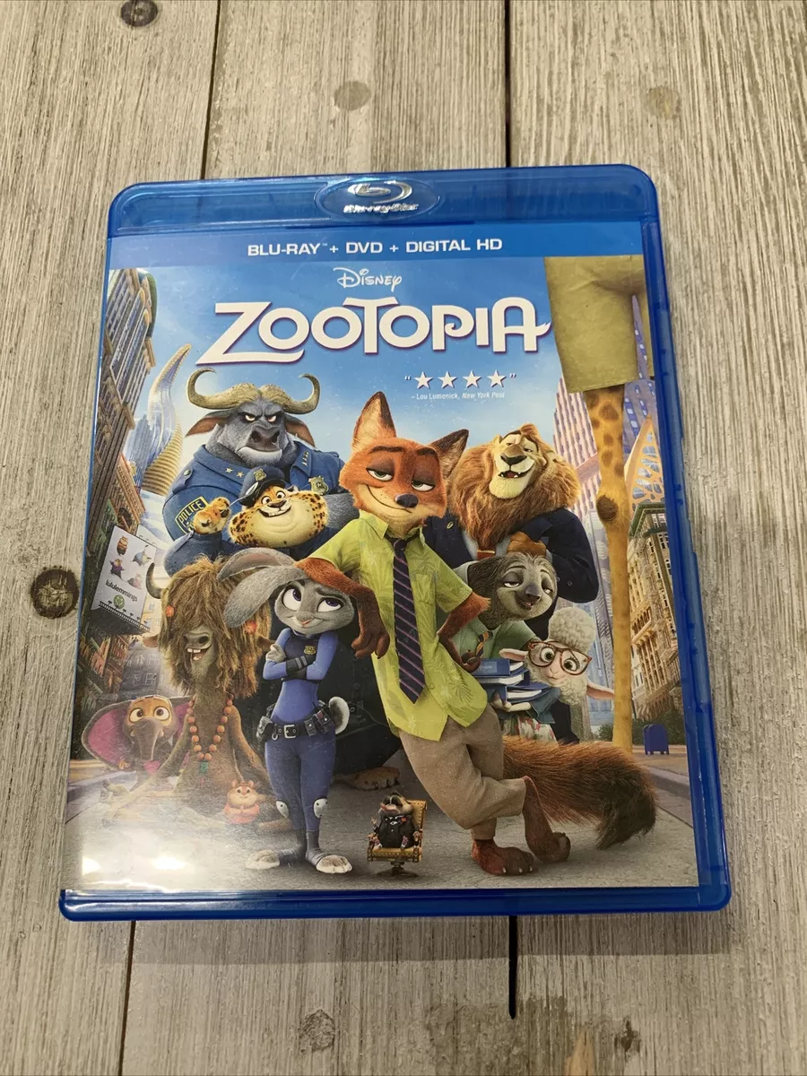 Disney Zootopia (2016, Blu-ray Disc Only) No DVD or digital copy.