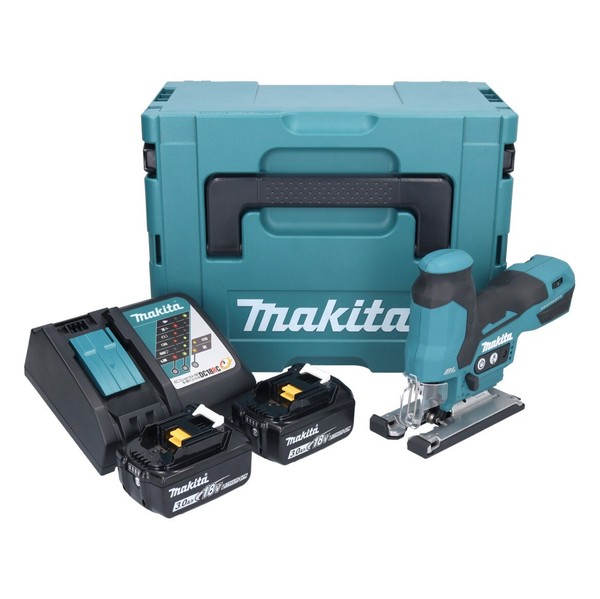 Makita Djv 185 Rfj Akku StichsäGe 18 V + 2X Akku 3,0 Ah + LadegeräT + Makpac-image