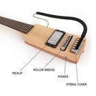 electric guitar Full scale length Headless travel portable built in headphone