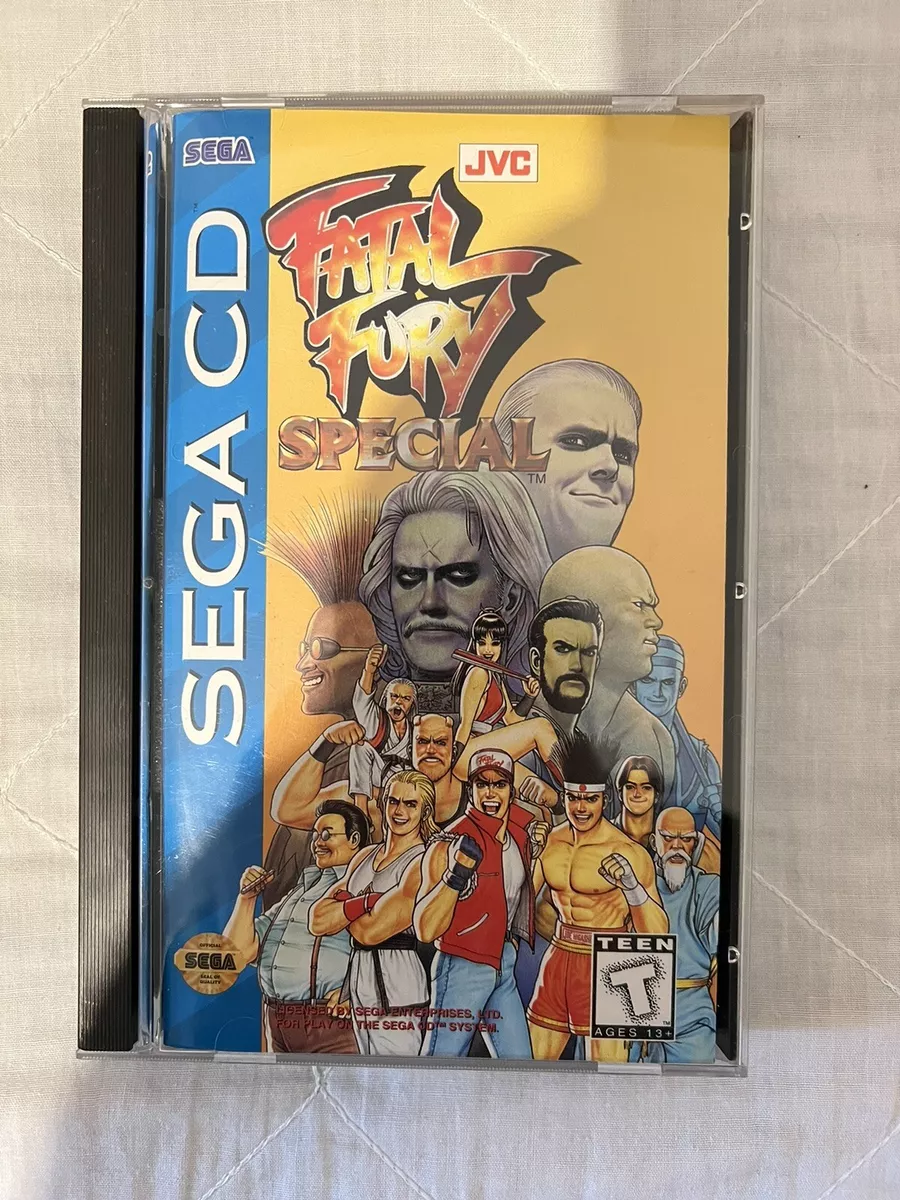 Authentic Copy of Fatal Fury Special with Manual for Sega Game