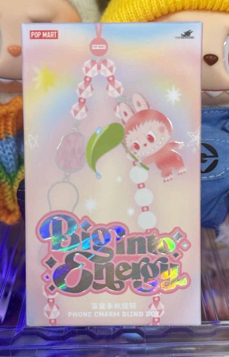 THE MONSTERS Big into Energy Series-Phone Charm - 1 Sealed, Blind